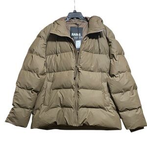 Mens Wood Rains Thermore Puffer Jacket L